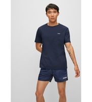 hugo para hombre 50466158 camiseta dero marino m casual algodon manga corta sostenible