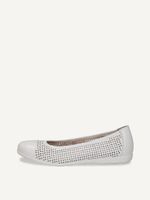 caprice ballerina white made of leather size 38