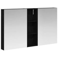 juego de muebles de bano con estante 3 pcs 100 x 105 x 605 cm vidaxl