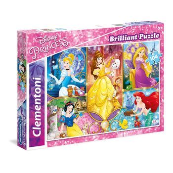 Princesas D.puzzle Efecto Diamante 104pz