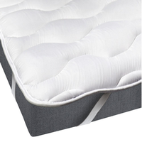 topper viscoelastico 35 cm con interior de fibra hipoalergenica tacto pluma happers cama 150 150x200 cm