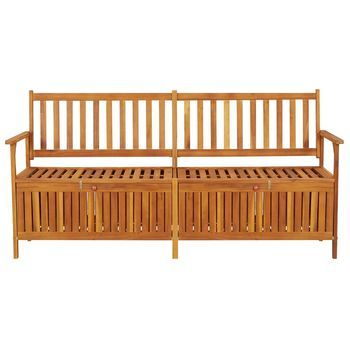 Banco De Almacenaje Madera Maciza De Acacia 170 Cm