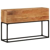 mesa consola de madera maciza de acacia 120x30x75 cm vidaxl