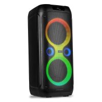 altavoces fenton karaoke inalambricos 240 w con bluetooth microfono y luces led