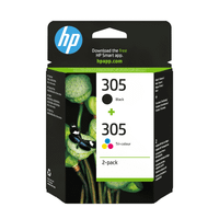 pack combo cartuchos hp 305 negro tricolor
