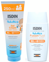 isdin pediatrics gel crema spf50 250 ml  mineral baby fusion fluid spf50 50 ml