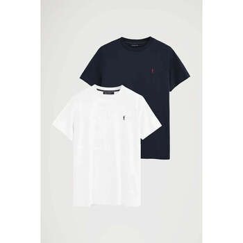Polo Club Camiseta PACK 2 - RIGBY GO TSHIRT SS VO N-W para hombre