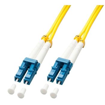 Cable de Fibra Óptica Lindy 2 m OS2 LC a LC Duplex