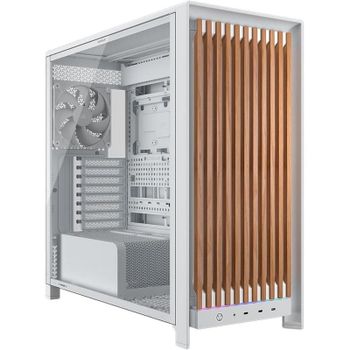 Caja PC Corsair Frame 5000D Wood RS Mid-Tower Blanca/Roble