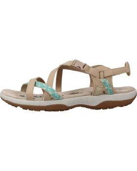 de SKECHERS SANDALIAS MUJER MODELO REGGAE SLIM VACAY COLOR MARRON CLARO TPE
