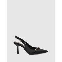 kamome trends zapatos de tacon salon destalonado rivas negro para mujer