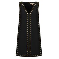 michael michael kors vestido v neck stud mini dress para mujer