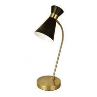 sobremesa petra 1xe14 negrocuero 48x24x15 cm orientable