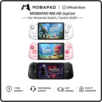 Controlador MOBAPAD M6 Gemini 2 para Nintendo Switch OLED Joypad con consola de Joystick Hall para Switch NS OLED Gamepad