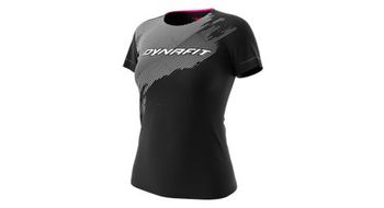 Maillot dynafit alpine de manga corta mujer negro