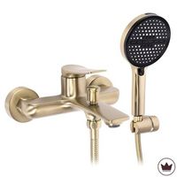 grifo de banera rea vison premium brush gold 205 x 21 x 105 cm