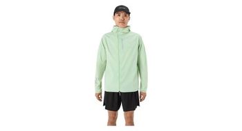 Chaqueta nnormal trail wind verde  hombre
