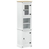 mueble de cuarto de bano 50 x 40 x 185 cm madera de pino macizo vidaxl