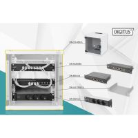 bastidor de pared digitus juego de red 254 mm 10 con componentes de red