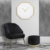 reloj de metal blanco cm 56x65x56