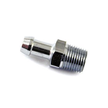 Junta de tanque recta 1/8'' NPT macho 3/16'' cromo