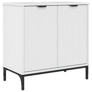 Gabinete De Lavabo Para Baño Brillante 60,5 X 33,5 X 61 Cm Vidaxl