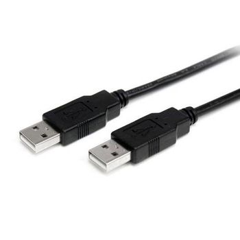 Cable USB Startech USB2AA1M 2.0 tipo A macho/macho 1 m negro