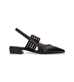 Hispanitas para mujer. HV264778 Zapatos Lila negro (36), Piel, Plano, 1 a 3cm, Ninguno, Casual