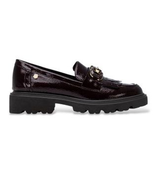 Carmela para mujer. 16436903-BURDEOS Mocasines de Piel 164369 burdeos (38), 3 a 5cm, Ninguno, Casual, Clásico