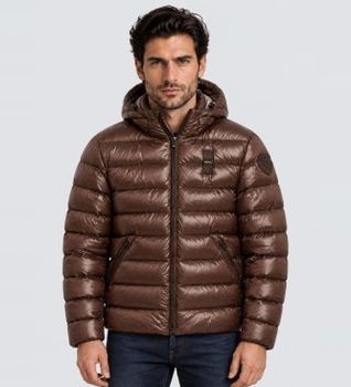 Blauer para hombre. 26WBLUC02054 Chaqueta acolchada Eco Adams marrón (M), Casual, Poliamida