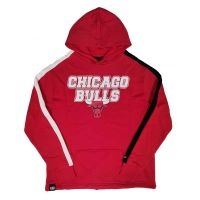 sudadera chicago bulls nba large graphic oversized de new era en rojo