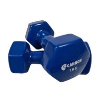 juego de dos pesas de vinilo 1 15 2 3 4 5 kg set de mancuernas de gimnasio para entrenamiento fitness y musculacion pesas hexagonales de vinilo material de deporte