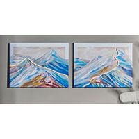 lienzo impr paisaje montana 50 oleo con led s2 80x3x60cm