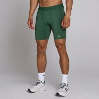 malla corta con bolsillos hybrid para hombre de mp - verde racing - l