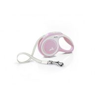 flexi new comfort correa extensible para perros talla xs - 3 m - rosa