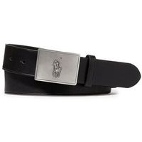 polo ralph lauren cinturon pony plaque leather cinturon para hombre