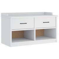 banco de recibidor sandnes madera maciza pino blanco 87x40x50cm vidaxl