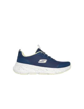 Zapatillas Skechers Edgeride Navy Mesh/Lime Trim Mujer