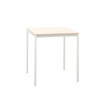 Mesa Cuadrada Dino 65 Cm De Pvc/melamina 75.50*65*65 Cm - Madera Natural