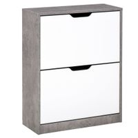 mueble zapatero 625x26x81 cm gris