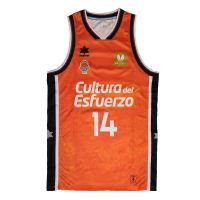 camiseta raquel carrera valencia basket femenino primera equipacion oficial fonteta - luanvi 2024-25