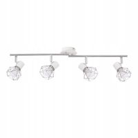 rhythmus - foco de techo de metal color blanco 71 cm 4 luces e14