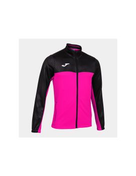 Chaqueta Joma Montreal Hombre Rosa Flúor - Negro