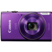 ixus 285 hs compact camera with 32 gb sd card  case - purple purple