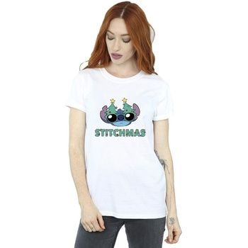 Disney Camiseta Stitchmas para mujer