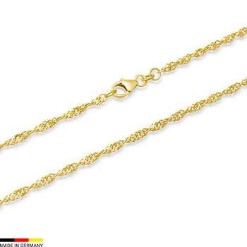 Cadena singapur oro de 8 quilates 45cm