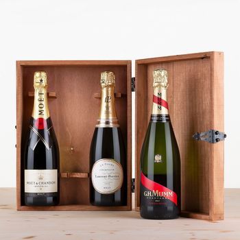 Pack 3 Champagne - Moët & Chandon, Laurent Perrier Y G.h. Mumm