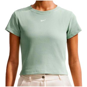 Nike Camiseta W NSW RIB TGHT SS TEE para mujer