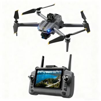 Dron Beast SG911 MAX GPS 5G WiFi FPV con controlador de pantalla táctil LCD de 5.5 pulgadas, cámara dual 720P HD, gimbal