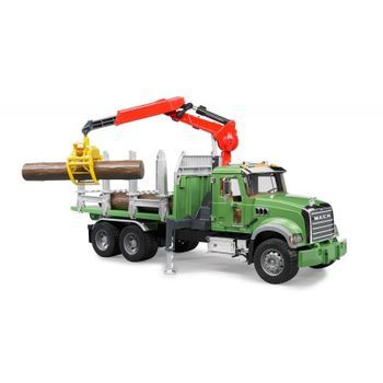 Mack Trasnporte De Madera Con Grua